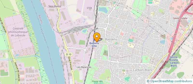 localisation de l'entreprise MONSIEUR KODJO AHOLOU  BASSENS