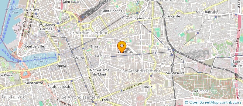 localisation de l'entreprise MONSIEUR KODJO AMEGADJE  MARSEILLE