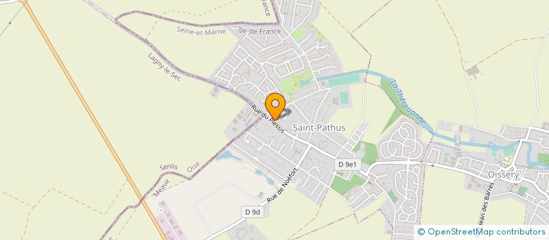 localisation de l'entreprise MONSIEUR KODJO DE SABA GNAGNIKO  SAINT-PATHUS