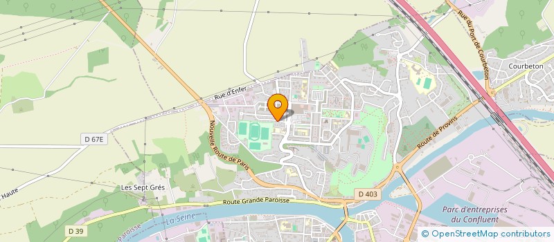 localisation de l'entreprise MONSIEUR KODJOVI AKOHIN  MONTEREAU-FAULT-YONNE