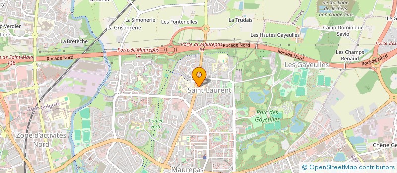 localisation de l'entreprise MONSIEUR KODJOVI BOUAKA à RENNES
