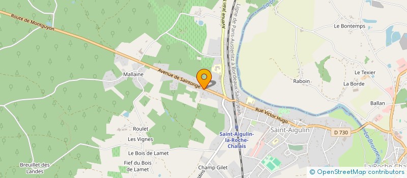 localisation de l'entreprise MONSIEUR KOEN DE WEER à SAINT-AIGULIN