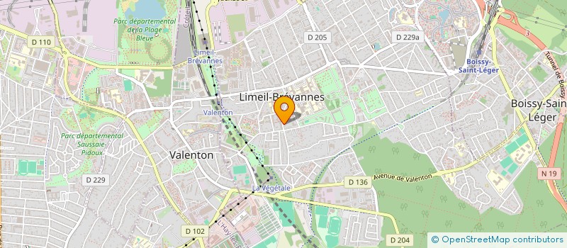 localisation de l'entreprise MONSIEUR KOFFI AGBO  LIMEIL-BREVANNES