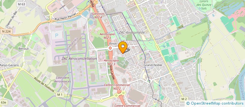 localisation de l'entreprise MONSIEUR KOFFI AKPOVY  BLAGNAC