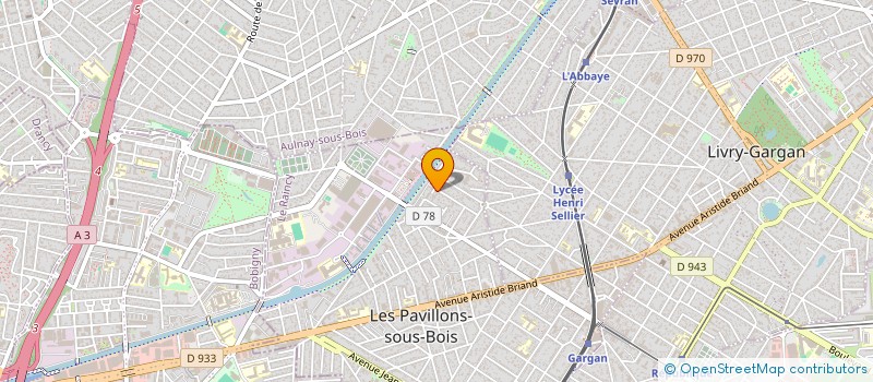 localisation de l'entreprise MONSIEUR KOFFI ALLA  LES PAVILLONS-SOUS-BOIS