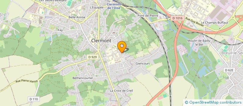 localisation de l'entreprise MONSIEUR KOFFI ALOFA  CLERMONT