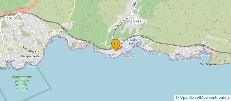 localisation de l'entreprise MONSIEUR KOFFI ANIFRANI  ENSUES-LA-REDONNE