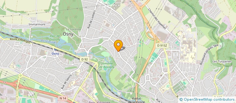 localisation de l'entreprise MONSIEUR KOFFI AYENA  OSNY