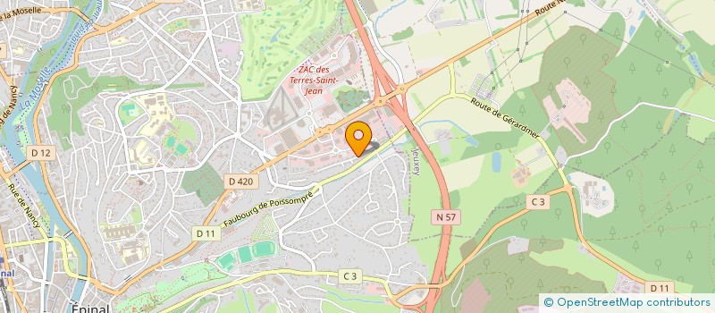 localisation de l'entreprise MONSIEUR KOFFI BISSA à EPINAL