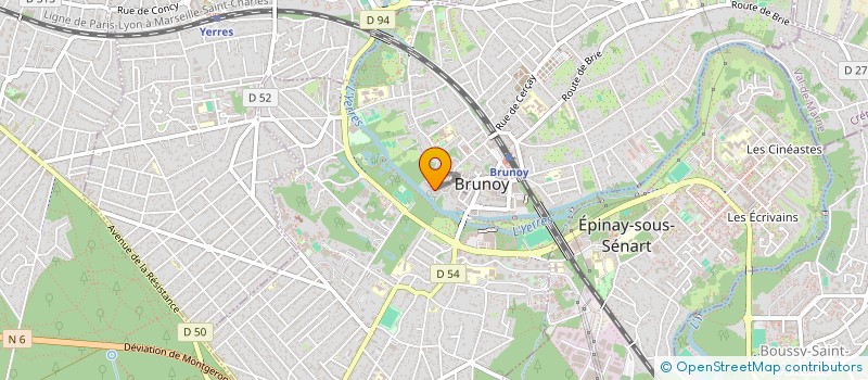 localisation de l'entreprise MONSIEUR KOFFI DOUTOWOGBE  BRUNOY