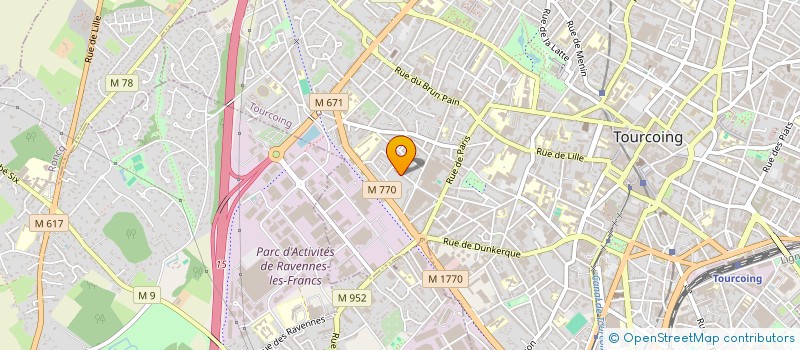 localisation de l'entreprise MONSIEUR KOFFI DOVENE ALIPUI  TOURCOING