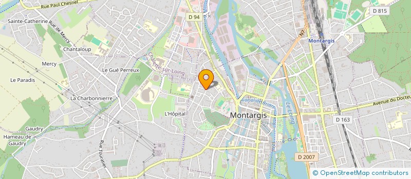 localisation de l'entreprise MONSIEUR KOFFI EQUAGOO à MONTARGIS