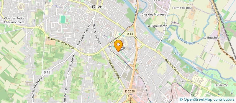 localisation de l'entreprise MONSIEUR KOFFI JOSEPH FRANC TANON à OLIVET