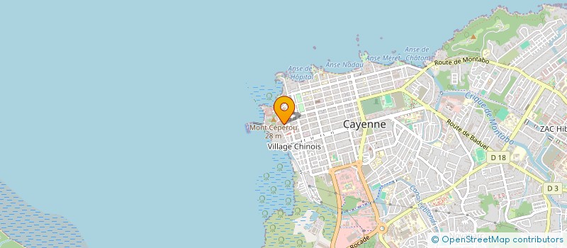 localisation de l'entreprise MONSIEUR KOFFI KADAYI à CAYENNE