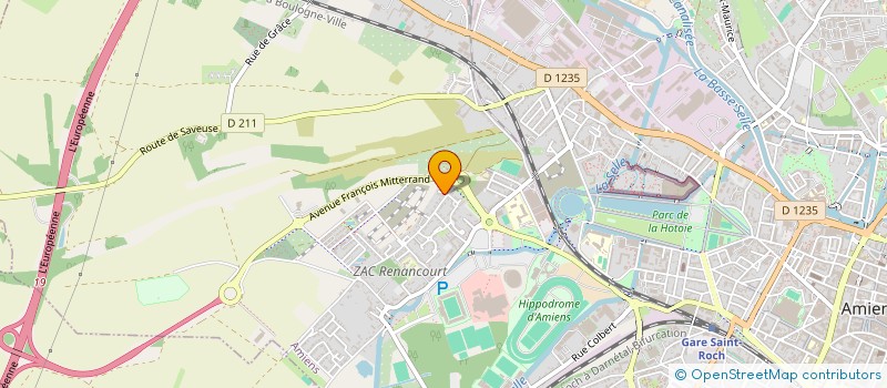 localisation de l'entreprise MONSIEUR KOFFI KPENOU  AMIENS