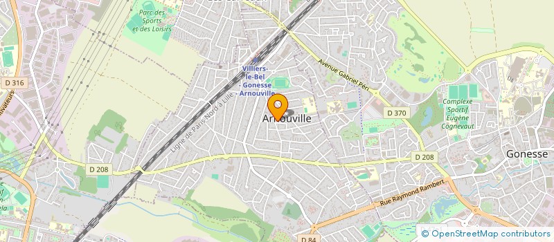 localisation de l'entreprise MONSIEUR KOFFI N DRI à ARNOUVILLE