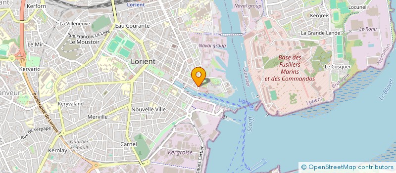 localisation de l'entreprise MONSIEUR KOFFI NEMOUSSOU  LORIENT