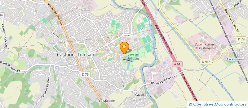 localisation de l'entreprise MONSIEUR KOFFI RAYMOND YOVO à CASTANET-TOLOSAN