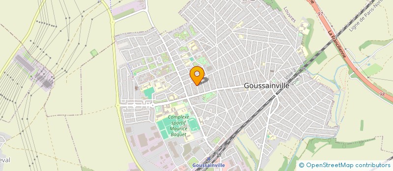 localisation de l'entreprise MONSIEUR KOFFI ROCH  GOUSSAINVILLE