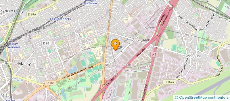 localisation de l'entreprise MONSIEUR KOFFI TAHI à ANTONY