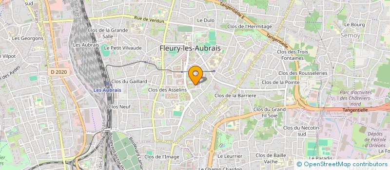 localisation de l'entreprise MONSIEUR KOFFI TALLE à FLEURY-LES-AUBRAIS