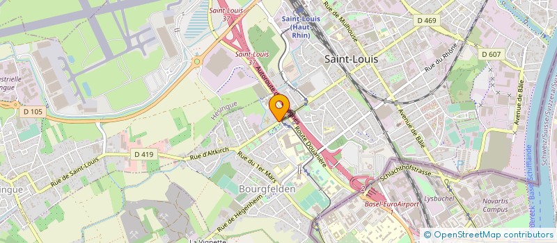 localisation de l'entreprise MONSIEUR KOFFI YAO  SAINT-LOUIS