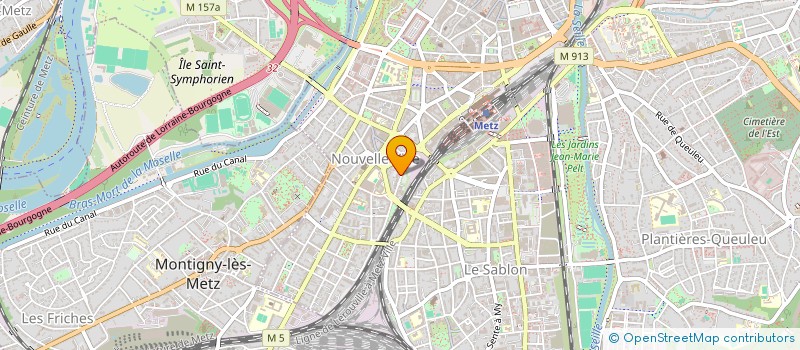 localisation de l'entreprise MONSIEUR KOFFIVI WILFRIED GNAGNIKO  METZ