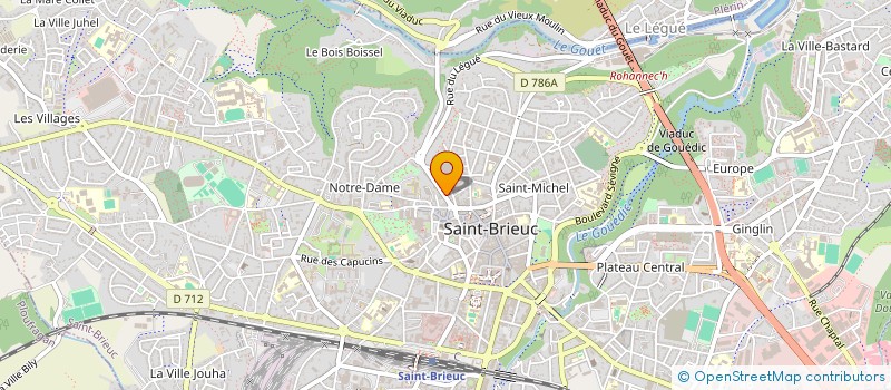 localisation de l'entreprise MONSIEUR KOFI FRIMPONG à SAINT-BRIEUC