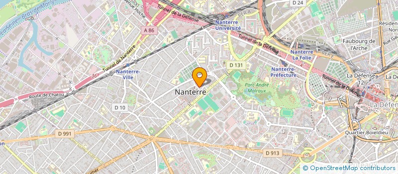 localisation de l'entreprise MONSIEUR KOFS SOLIMAN  NANTERRE