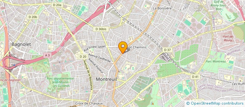 localisation de l'entreprise MONSIEUR KOJI MOROI à MONTREUIL