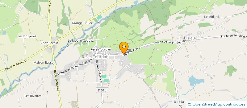 localisation de l'entreprise MONSIEUR KOK KIM  REVEL-TOURDAN