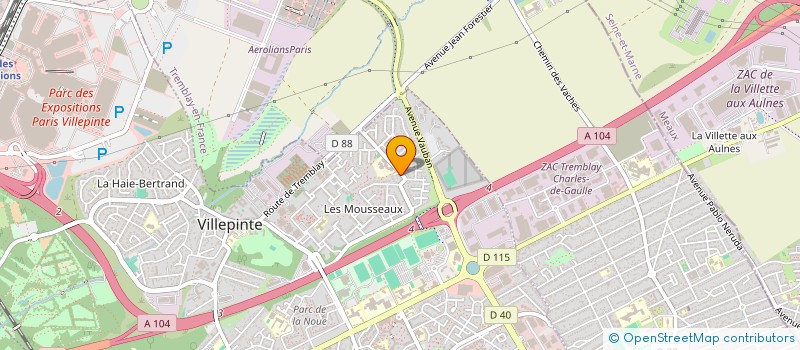 localisation de l'entreprise MONSIEUR KOK UNG à VILLEPINTE