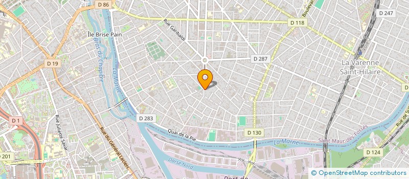 localisation de l'entreprise MONSIEUR KOKO BEDY à SAINT-MAUR-DES-FOSSES