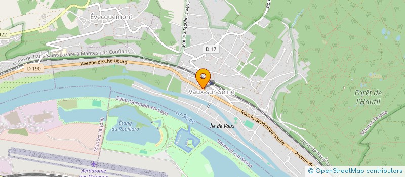 localisation de l'entreprise MONSIEUR KOKORA DAGO à VAUX-SUR-SEINE