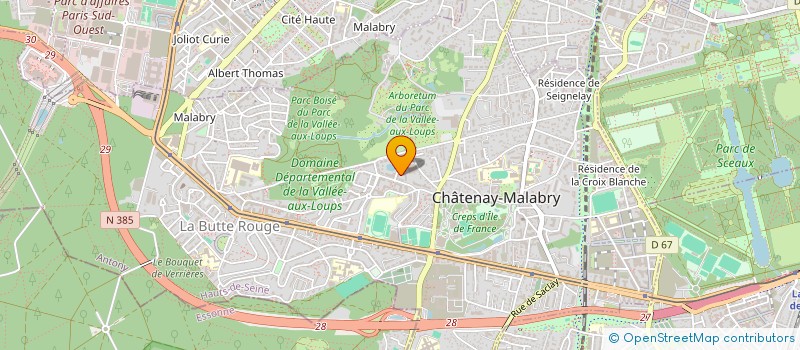 localisation de l'entreprise MONSIEUR KOKOU AGUIAR à CHATENAY-MALABRY