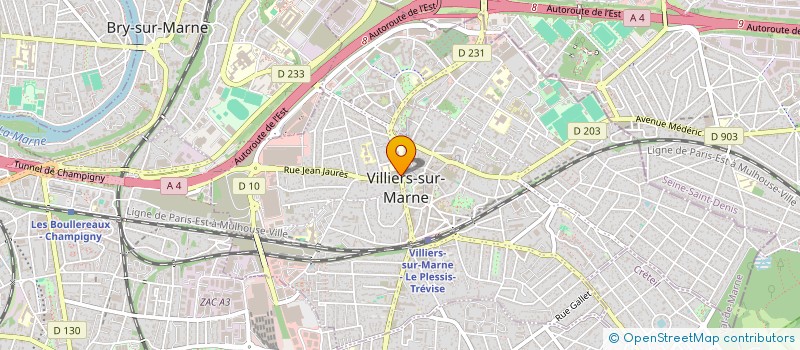 localisation de l'entreprise MONSIEUR KOKOU AMETETE AGBONKOU à VILLIERS-SUR-MARNE