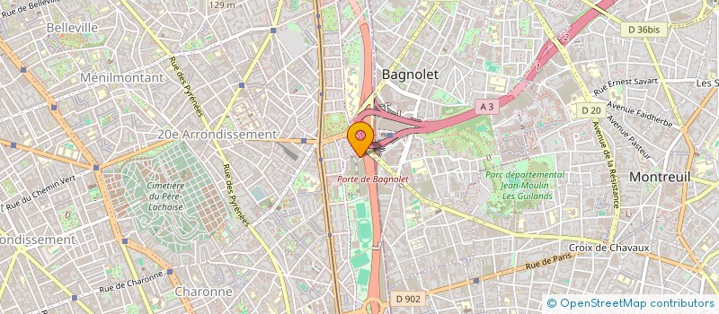 localisation de l'entreprise MONSIEUR KOKOUVI LOSSOU GAVOR  PARIS