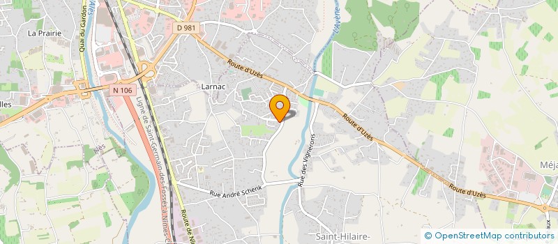 localisation de l'entreprise MONSIEUR KOKSAL TURKEL  SAINT-HILAIRE-DE-BRETHMAS