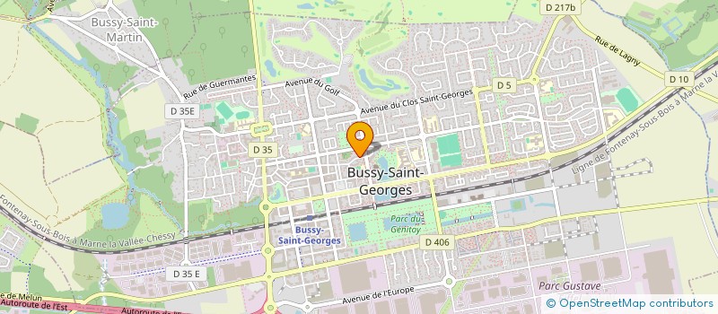 localisation de l'entreprise MONSIEUR KOKU NOGLO  BUSSY-SAINT-GEORGES