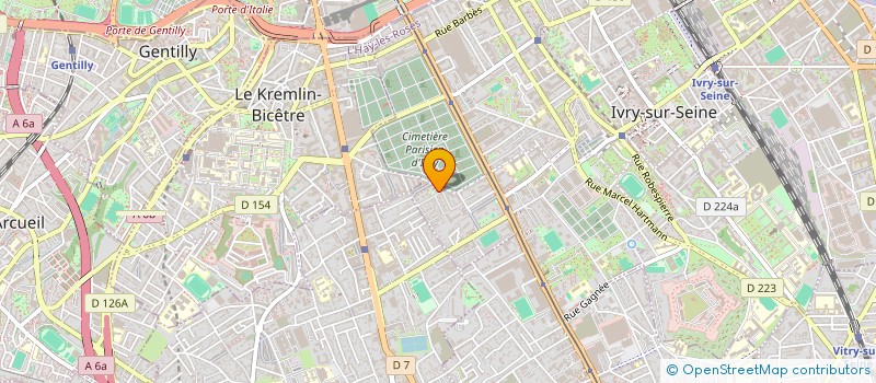localisation de l'entreprise MONSIEUR KOLIBA CISSOKHO à IVRY-SUR-SEINE