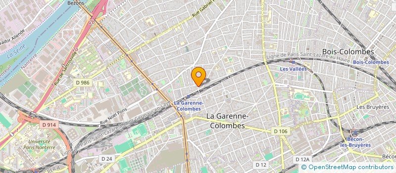 localisation de l'entreprise MONSIEUR KOLIBA DANFAKHA à COLOMBES