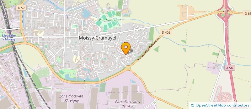 localisation de l'entreprise MONSIEUR KOLOLO KAVITA à MOISSY-CRAMAYEL