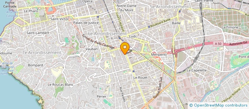 localisation de l'entreprise MONSIEUR KOLOMPAR LAJOS à MARSEILLE
