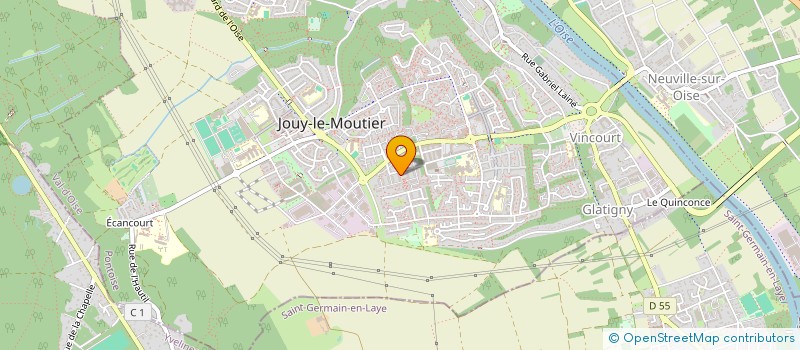 localisation de l'entreprise MONSIEUR KOMAKAN SOUMARE à JOUY-LE-MOUTIER