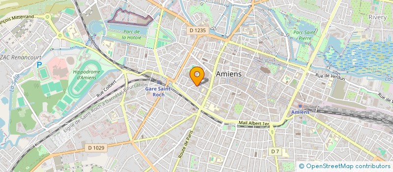 localisation de l'entreprise MONSIEUR KOMBE NKWAPITSHI  AMIENS