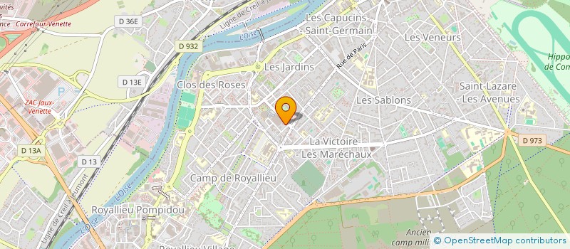 localisation de l'entreprise MONSIEUR KOMENAN TAI  COMPIEGNE