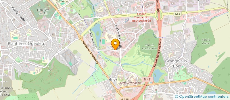 localisation de l'entreprise MONSIEUR KOMI ESSOWAZAM BORE  METZ