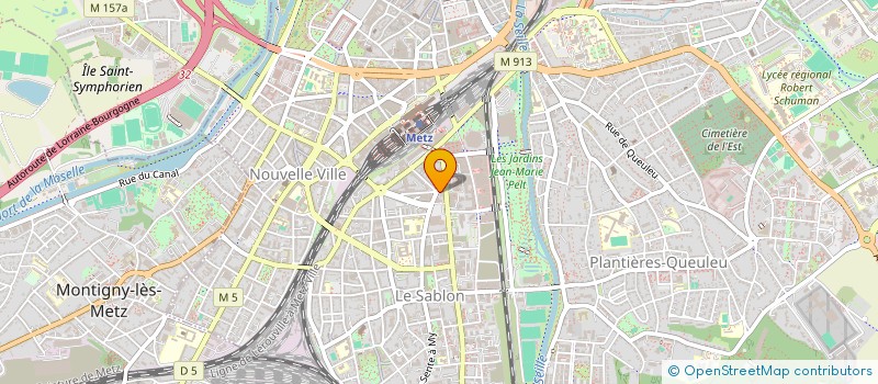 localisation de l'entreprise MONSIEUR KOMI KOUDO  METZ