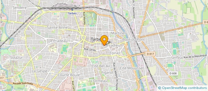 localisation de l'entreprise MONSIEUR KOMI XA  TARBES