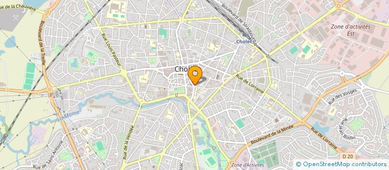 localisation de l'entreprise MONSIEUR KOMLA KONUDEA  CHOLET